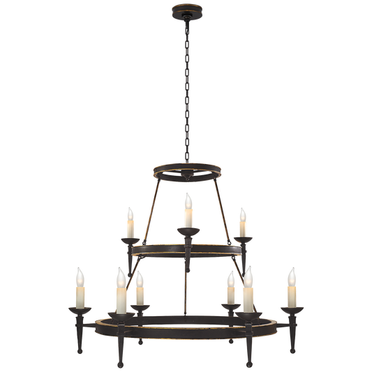 Dorset Large Torch Chandelier