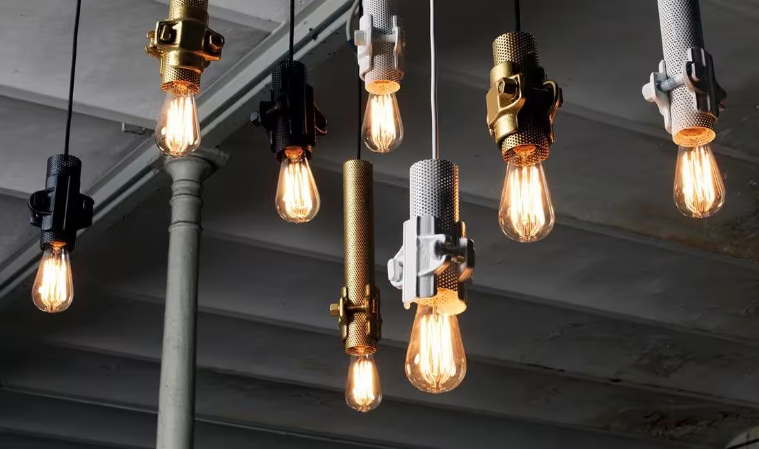 Nando Large Metal Pendant
