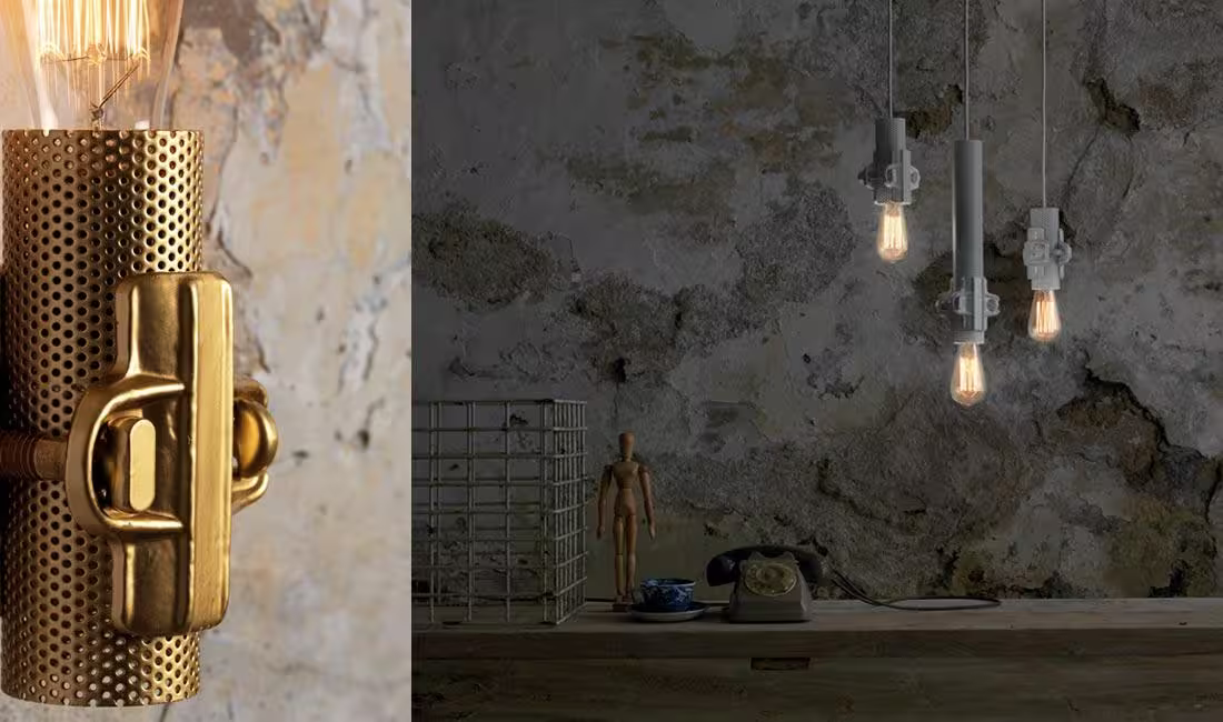 Nando Large Metal Pendant