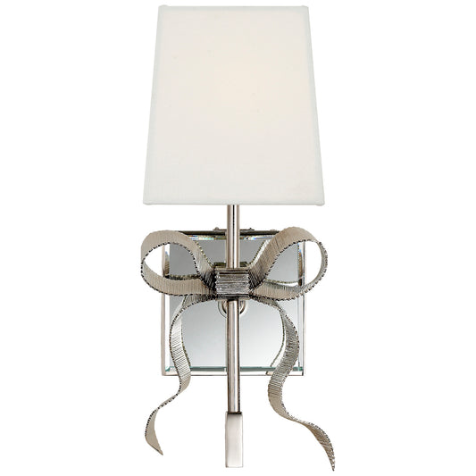 Visual Comfort Ellery Gros-Grain Bow Small Sconce