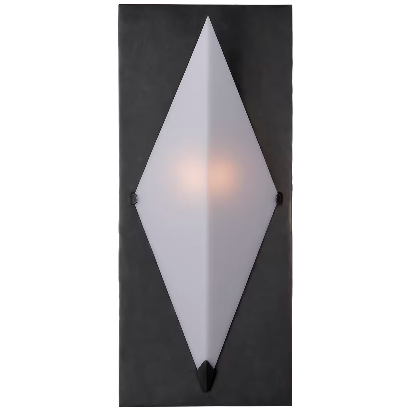 Forma White Glass Wall Light