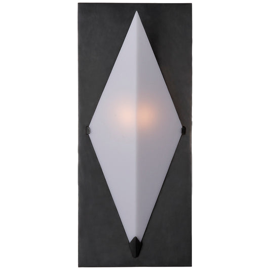 Forma White Glass Wall Light