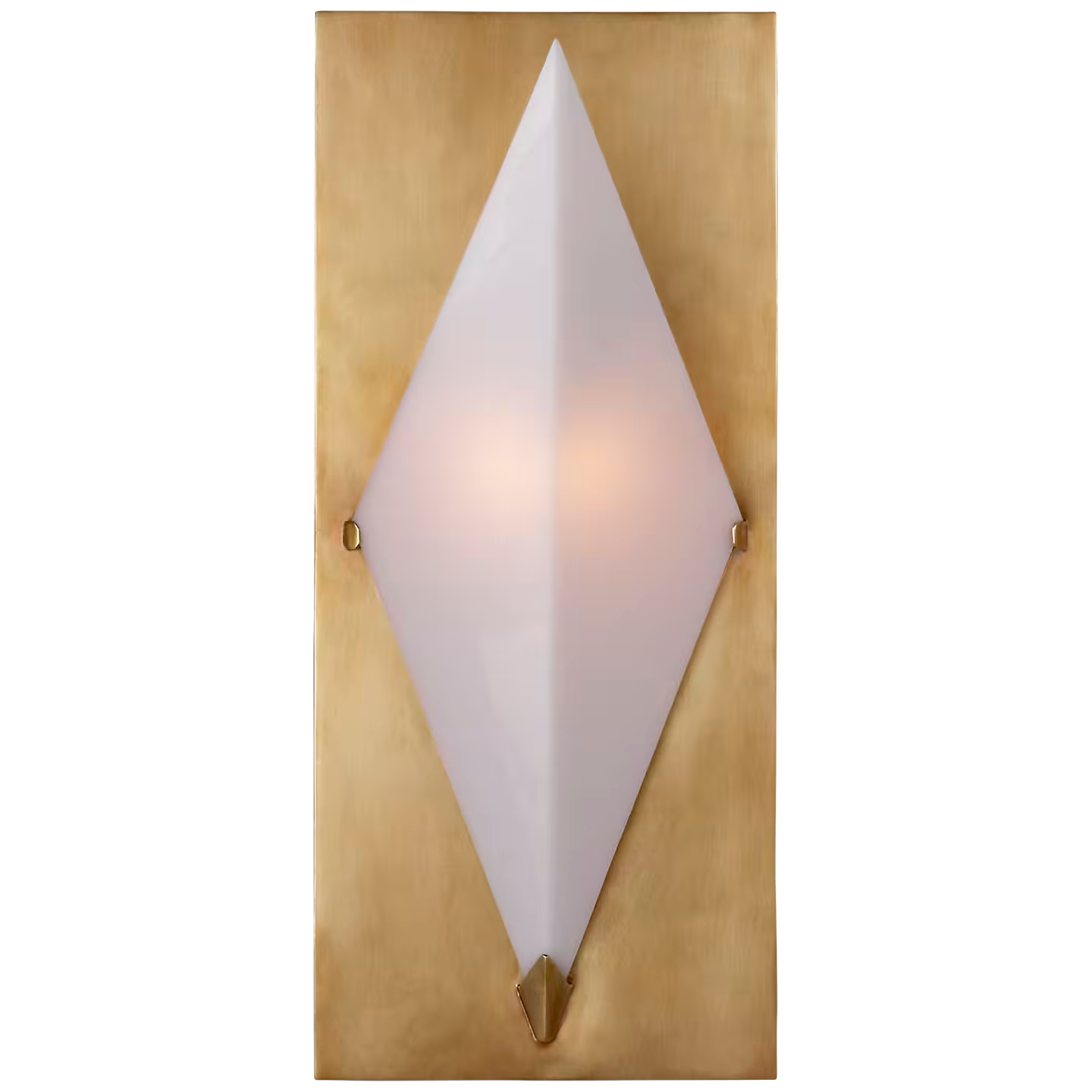 Forma White Glass Wall Light