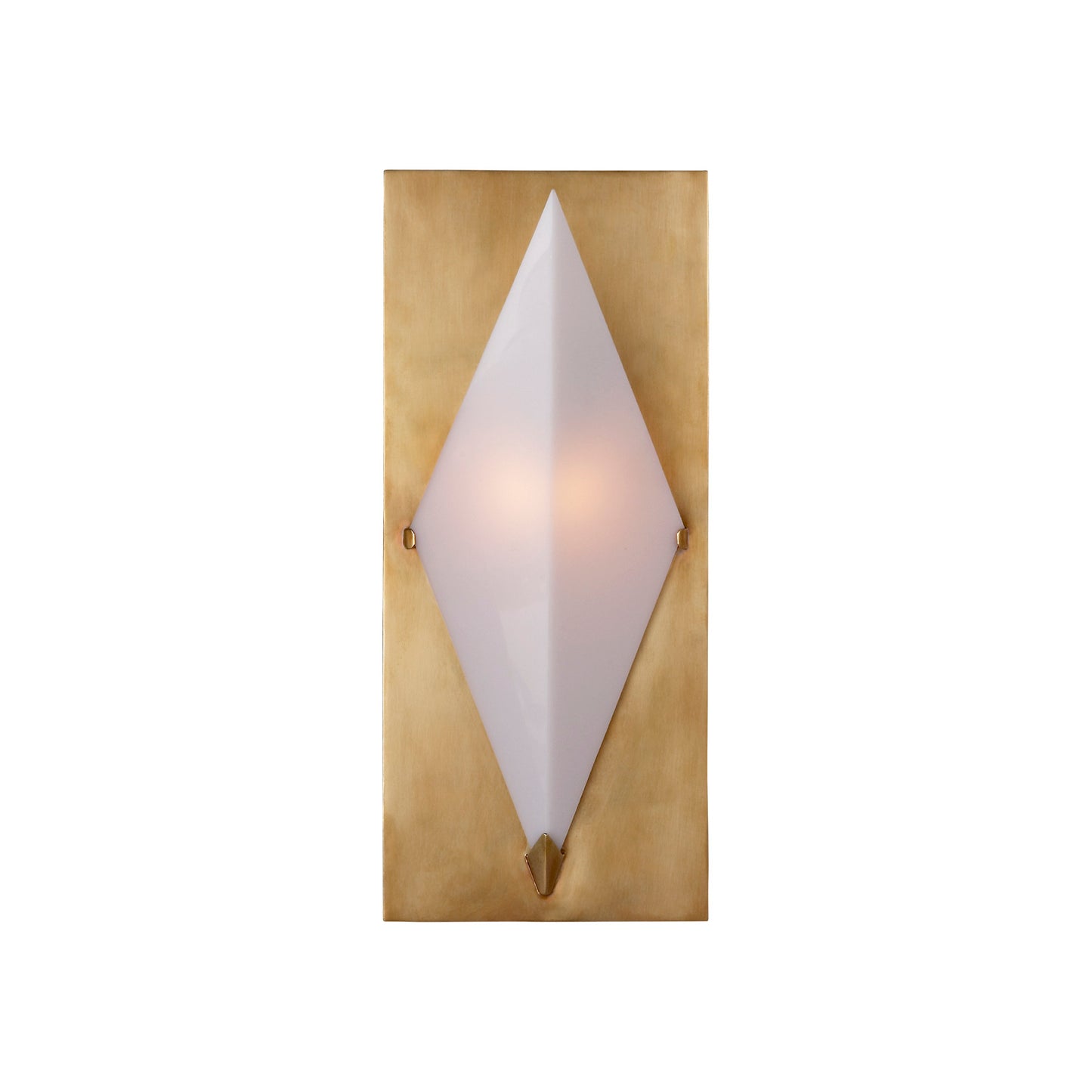 Forma White Glass Wall Light