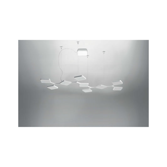 Quad P9 LED Pendant with Nine Square Shapes
