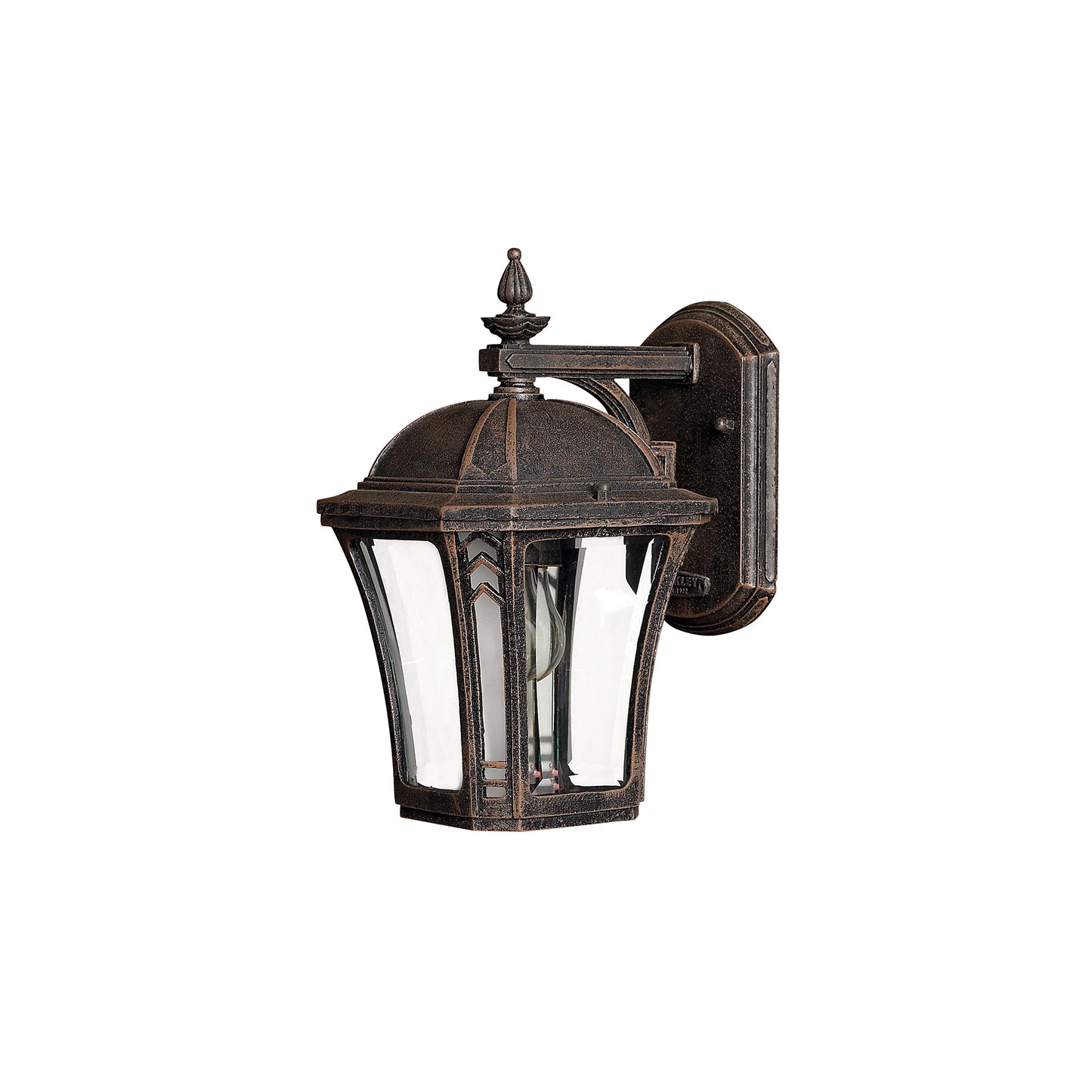 Wabash Mocha Wall Lantern