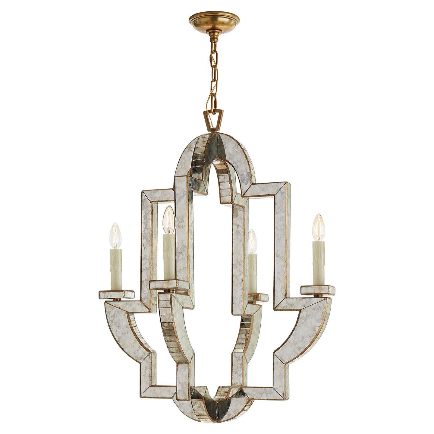 Lido Chandelier Antique Mirror