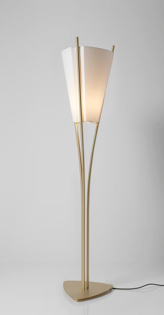 Curve XS Chinette Shade Floor Lamp
