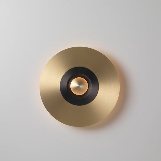 Earth Sober LED Wall Light with Disc Shaped Metal
