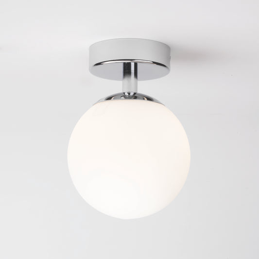 Denver Ceiling Light Polished Chrome with Opal Glass