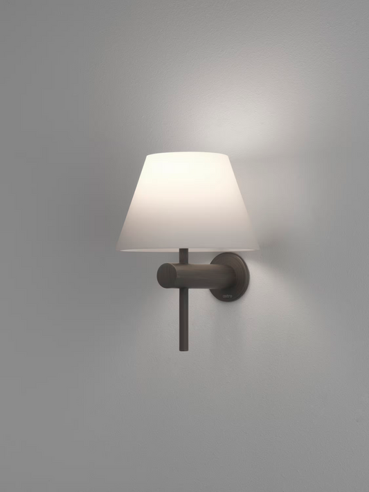 Roma Opal Glass Bathroom Wall Light
