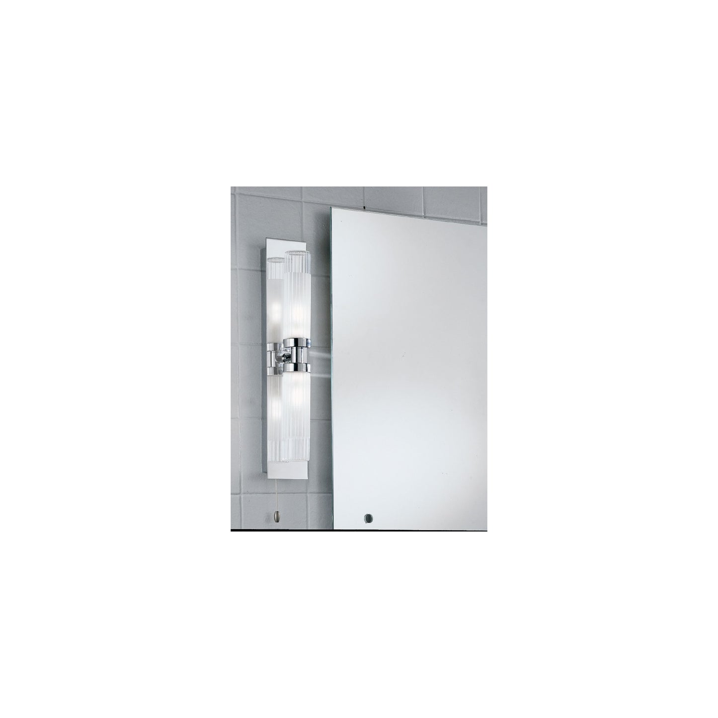 Bathroom 2-Light Wall Bracket IP44 in Chrome