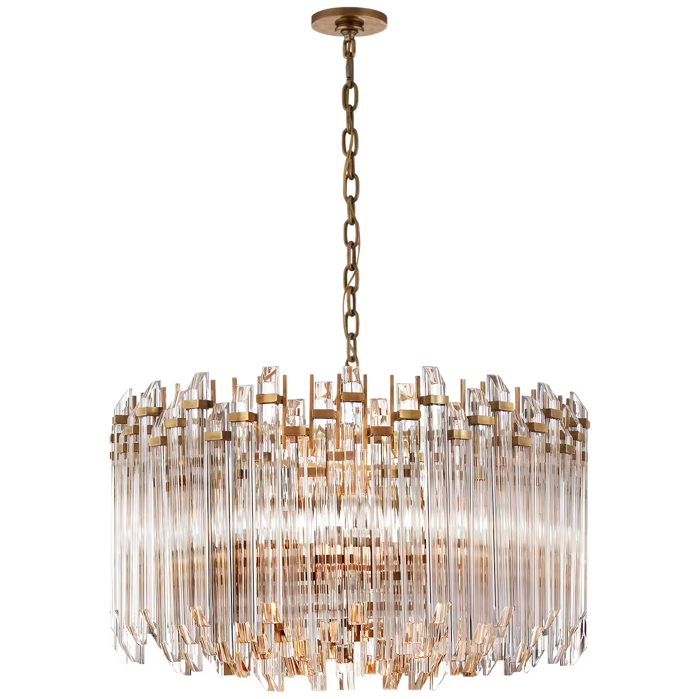 Adele Large Wide Drum Pendant