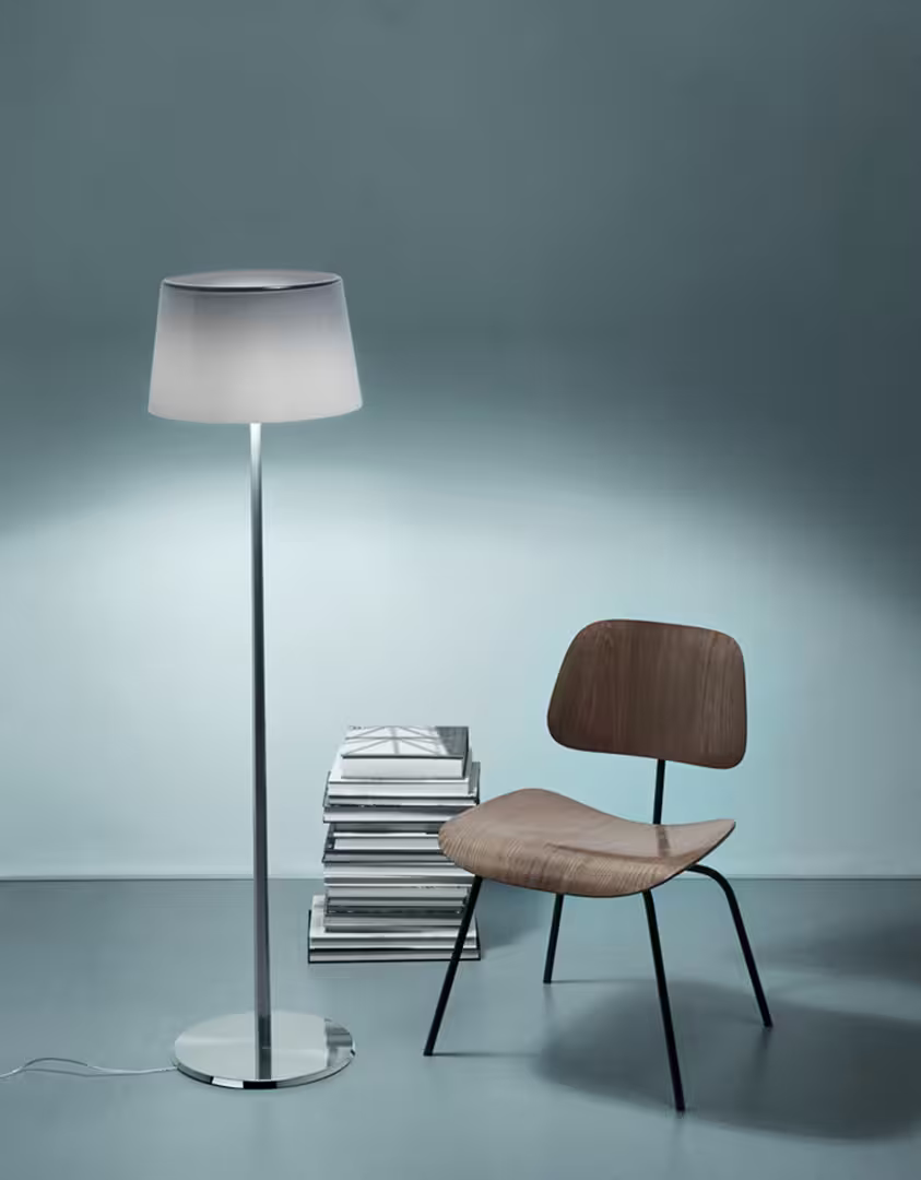Lumiere XXL Chrome Floor Lamp
