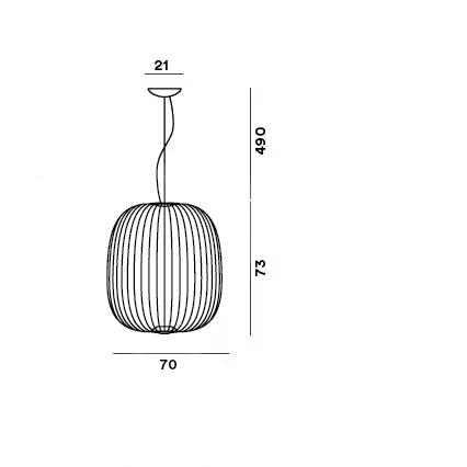 Spokes 2 Large LED Pendant