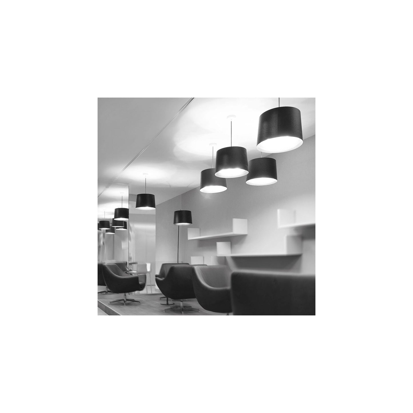 Twiggy Grande LED Pendant with Polycarbonate & Steel