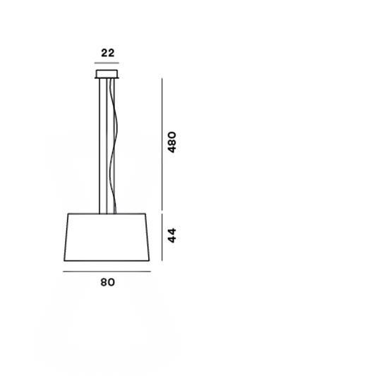 Foscarini Twiggy Twice as Twiggy Suspension