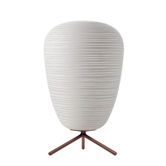 Rituals 1 Dimmer Satin Glass Table Lamp with Coated Metal