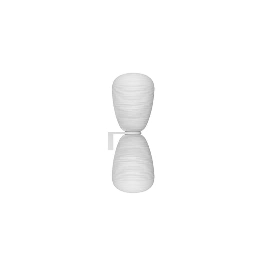 Rituals 1 Double Blown Glass Wall Light with Lacquered Metal