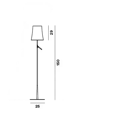 Birdie Lettura On/Off Floor Lamp