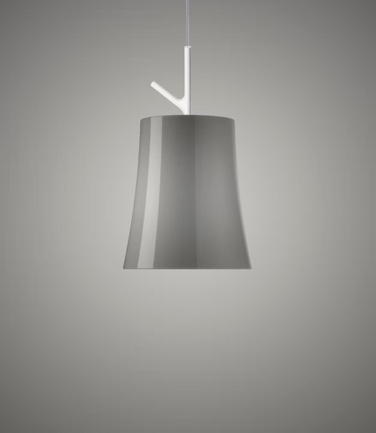 Birdie Piccola Single Pendant with Polycarbonate & Metallized steel