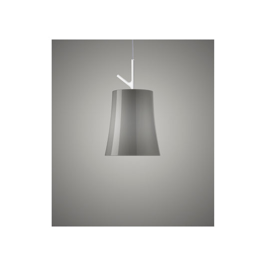 Birdie Piccola Single Pendant with Polycarbonate & Metallized steel