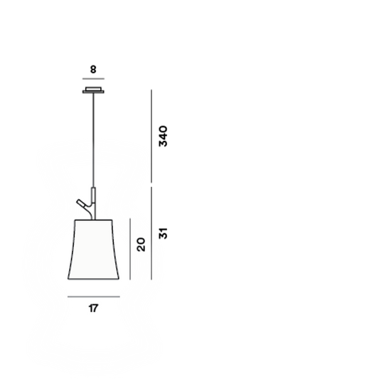 Birdie Piccola Single Pendant