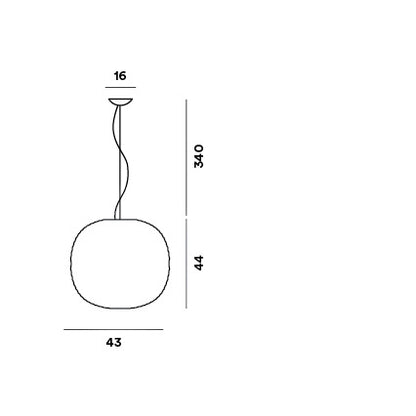 Gem Single E27 Pendant