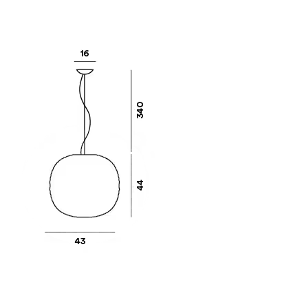 Gem Single LED Pendant