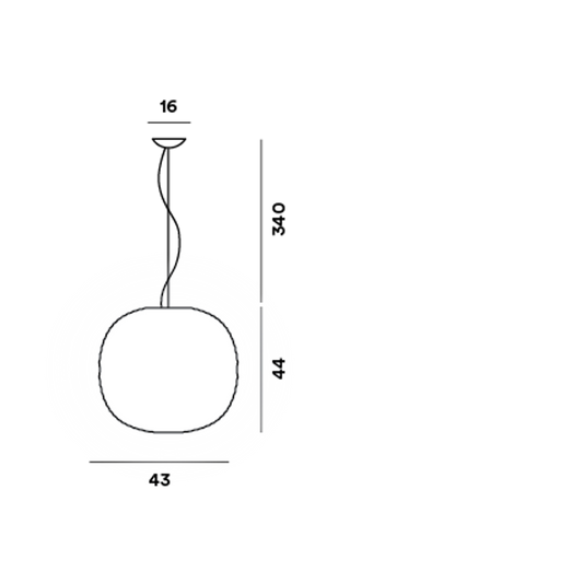 Gem Single LED Pendant