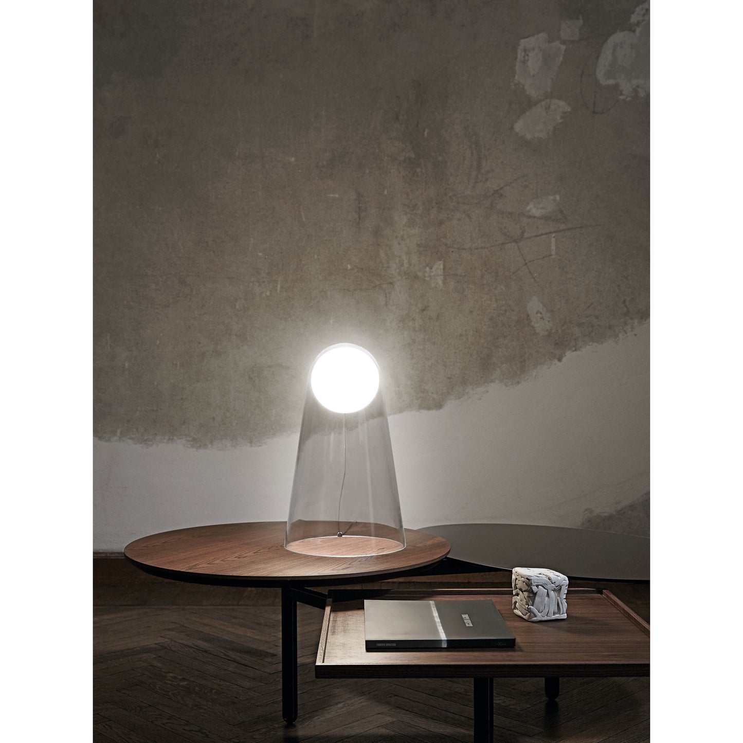 Satellight Blown Glass LED Table Lamp
