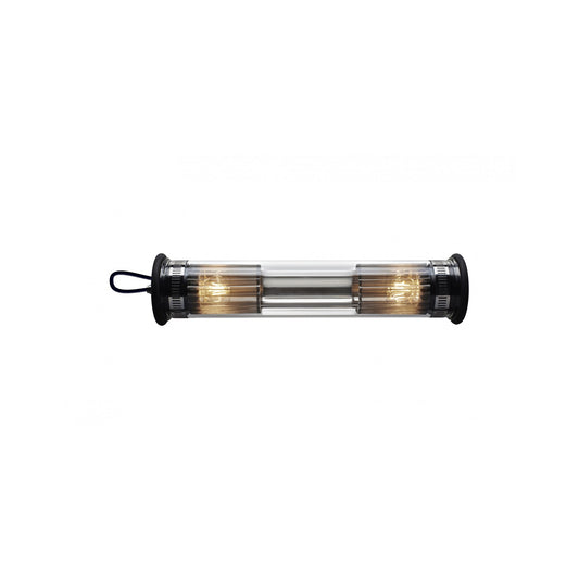 In The Tube ITT 100-500 Silver Mesh Wall Light with Borosilicate Glass