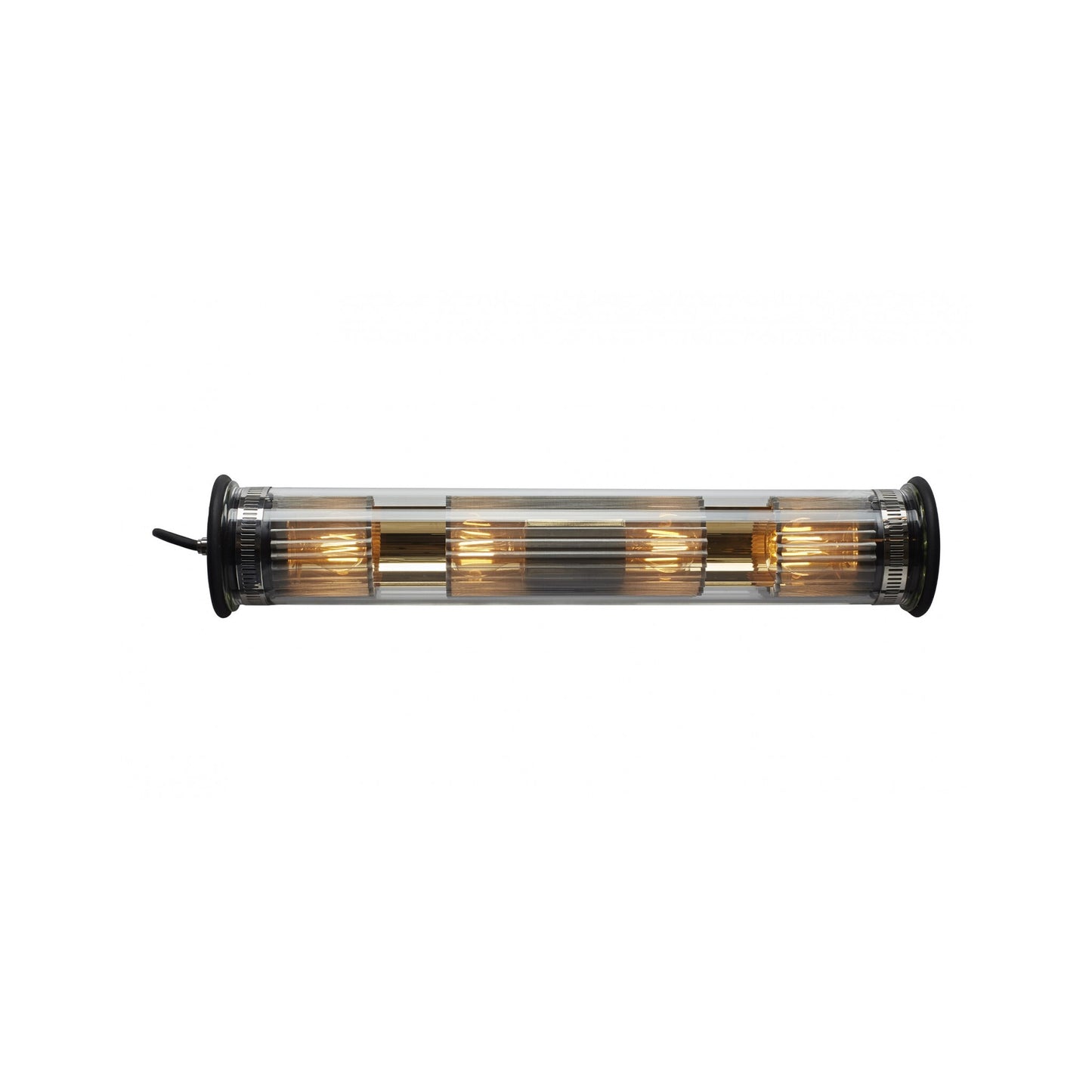 In The Tube ITT 120-700 Silver Mesh Wall Light with Borosilicate Glass