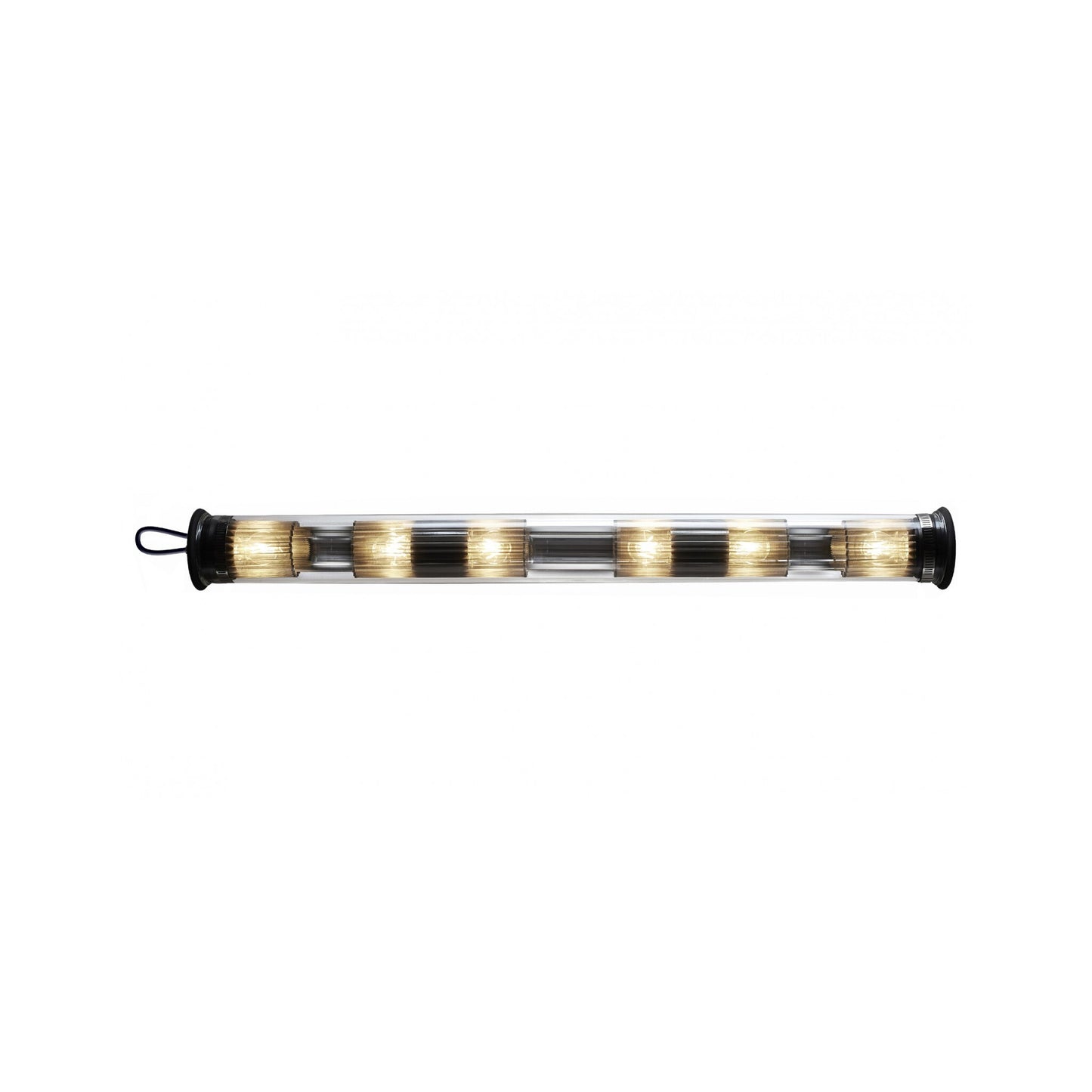 In The Tube ITT 120-1300 Silver Mesh Wall Light with Borosilicate Glass