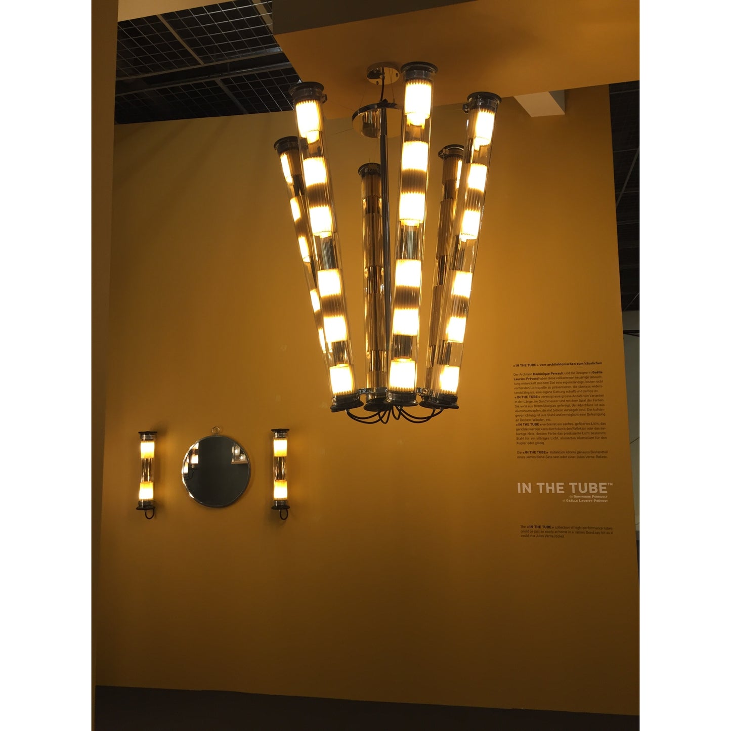 In The Tube Solar 6-1300 Six-Light Chandelier