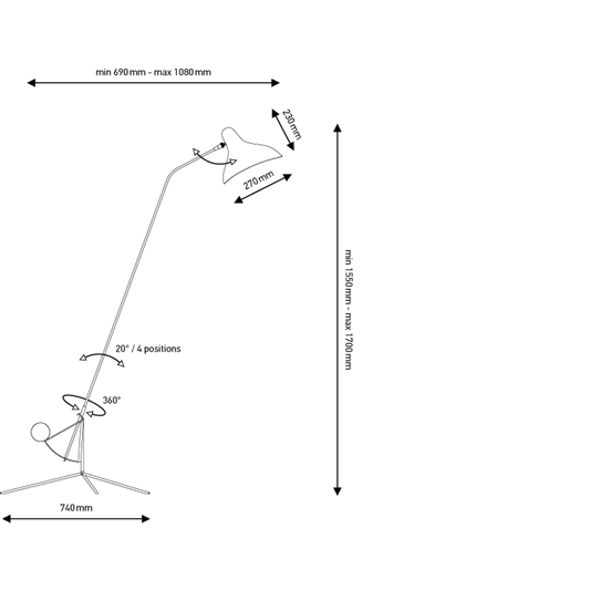 Mantis BS1 Floor Lamp