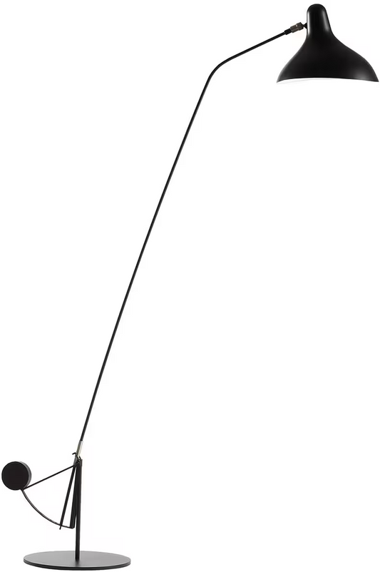 Mantis BS1 B Adjustable Floor Lamp with Round Base