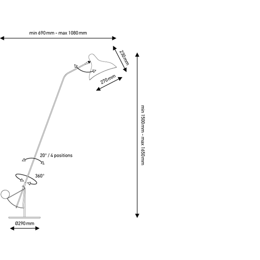 Mantis BS1 B Floor Lamp