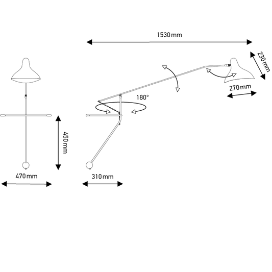 Mantis BS2 Wall Light