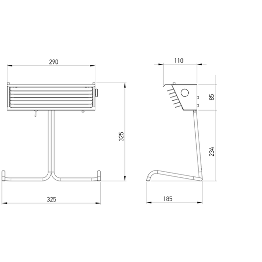 DCW éditions Biny Table Lamp