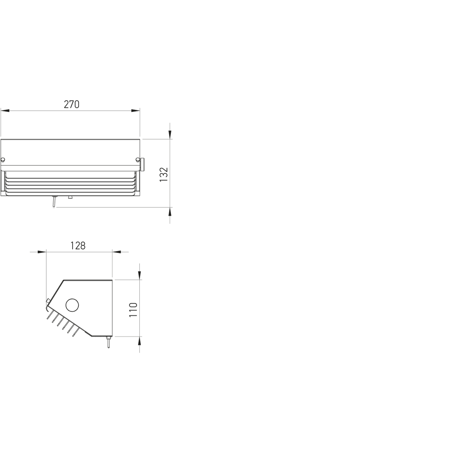 Biny Box 3 Switch LED Wall Light