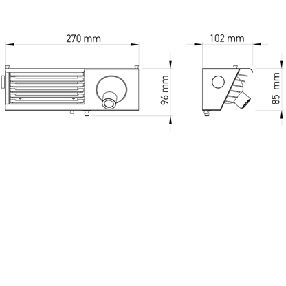 DCW éditions Biny Bedside Reading Wall Light