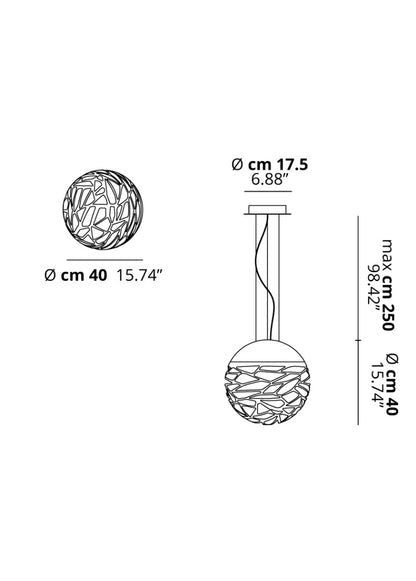 Lodes Kelly Sphere Pendant