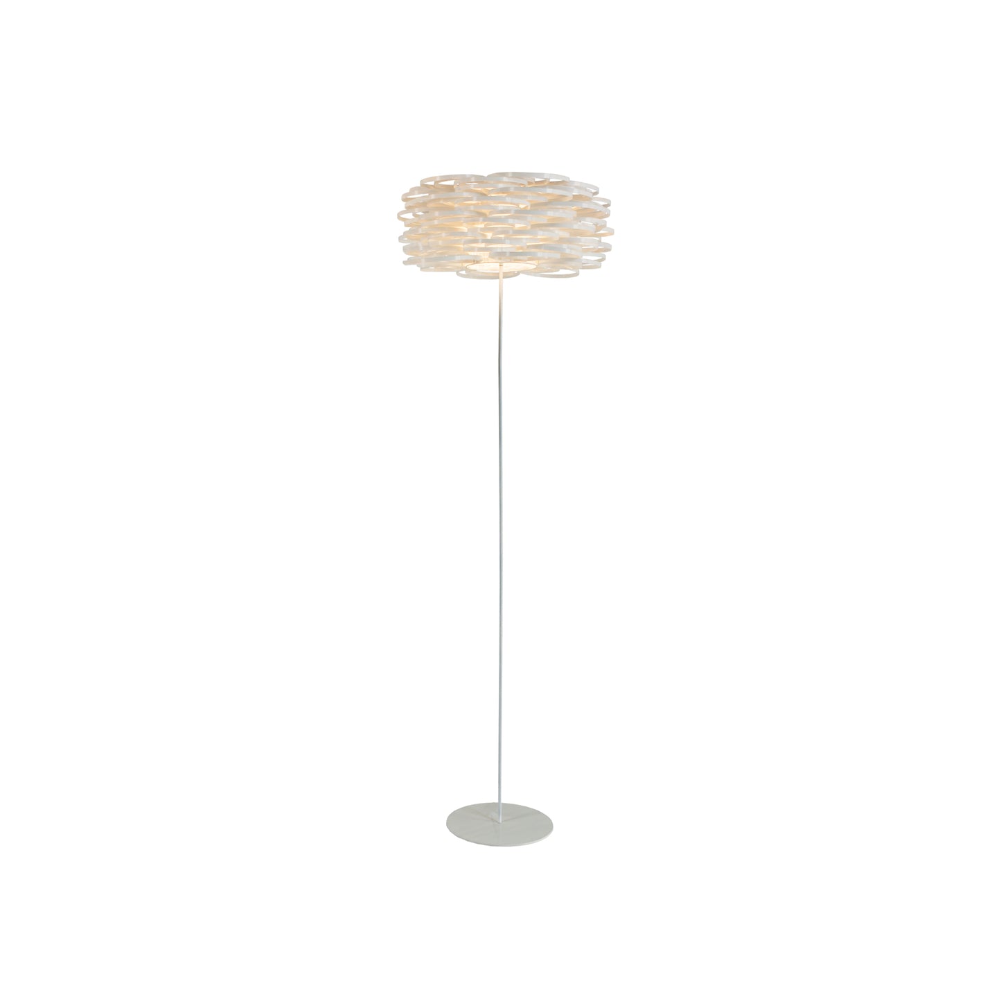 Aros Small LED Floor Lamp with Polypropylene Strips