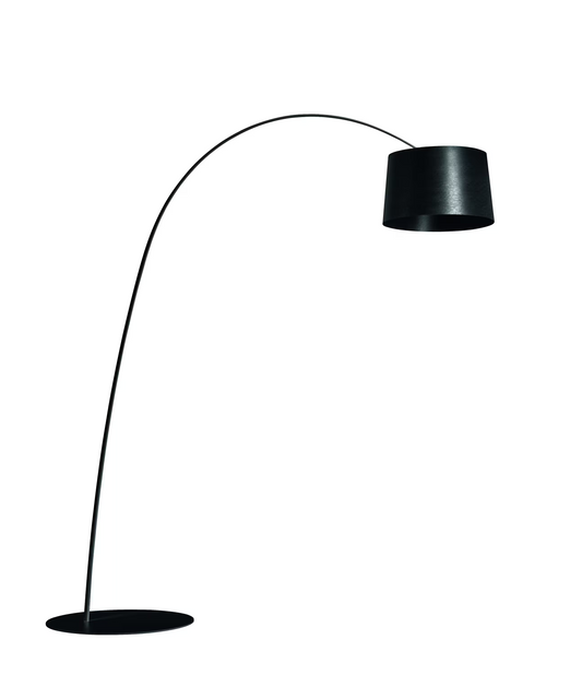 Twiggy Arched Line Floor Lamp with Coated Metal & Aluminium