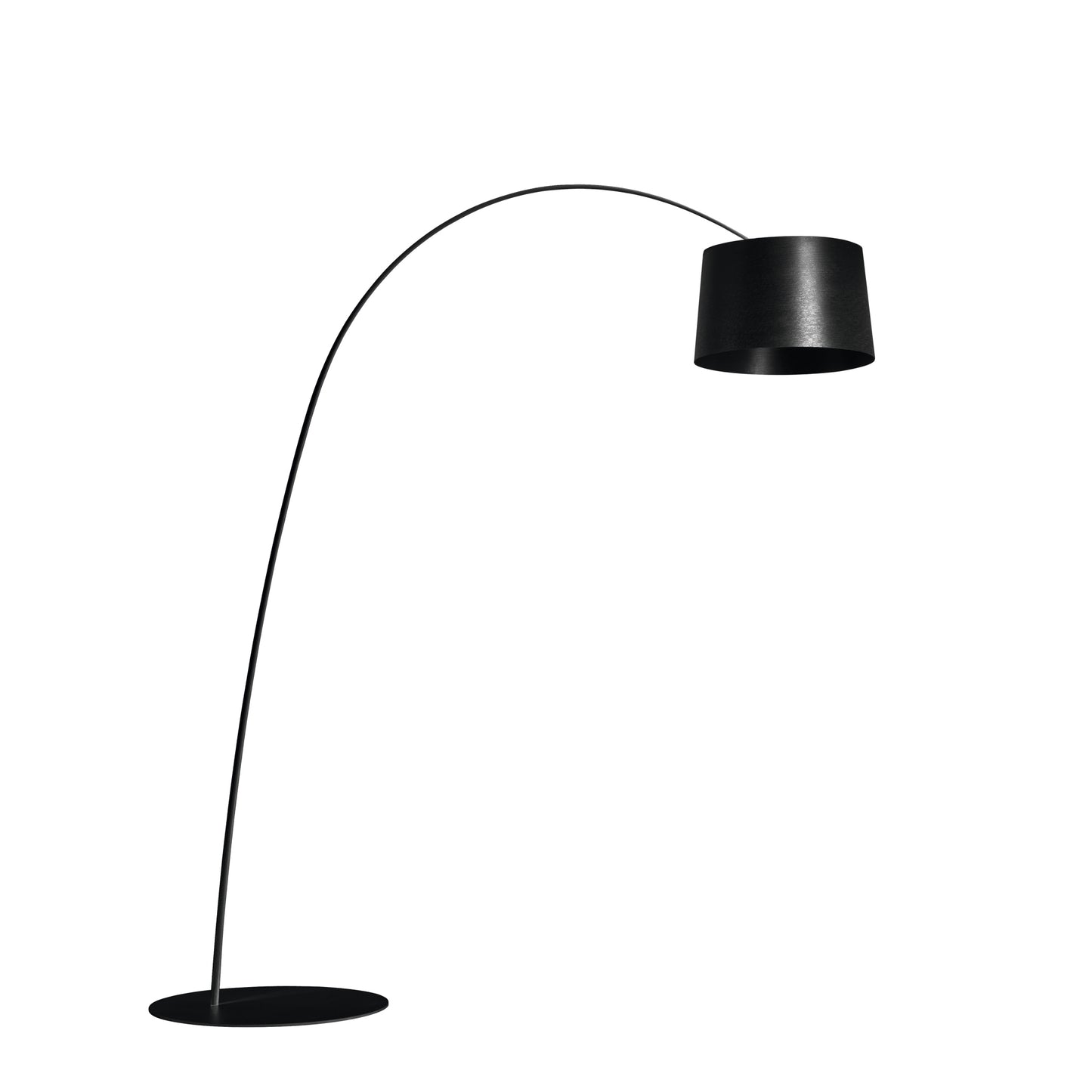 Twiggy Arched Line Floor Lamp with Coated Metal & Aluminium