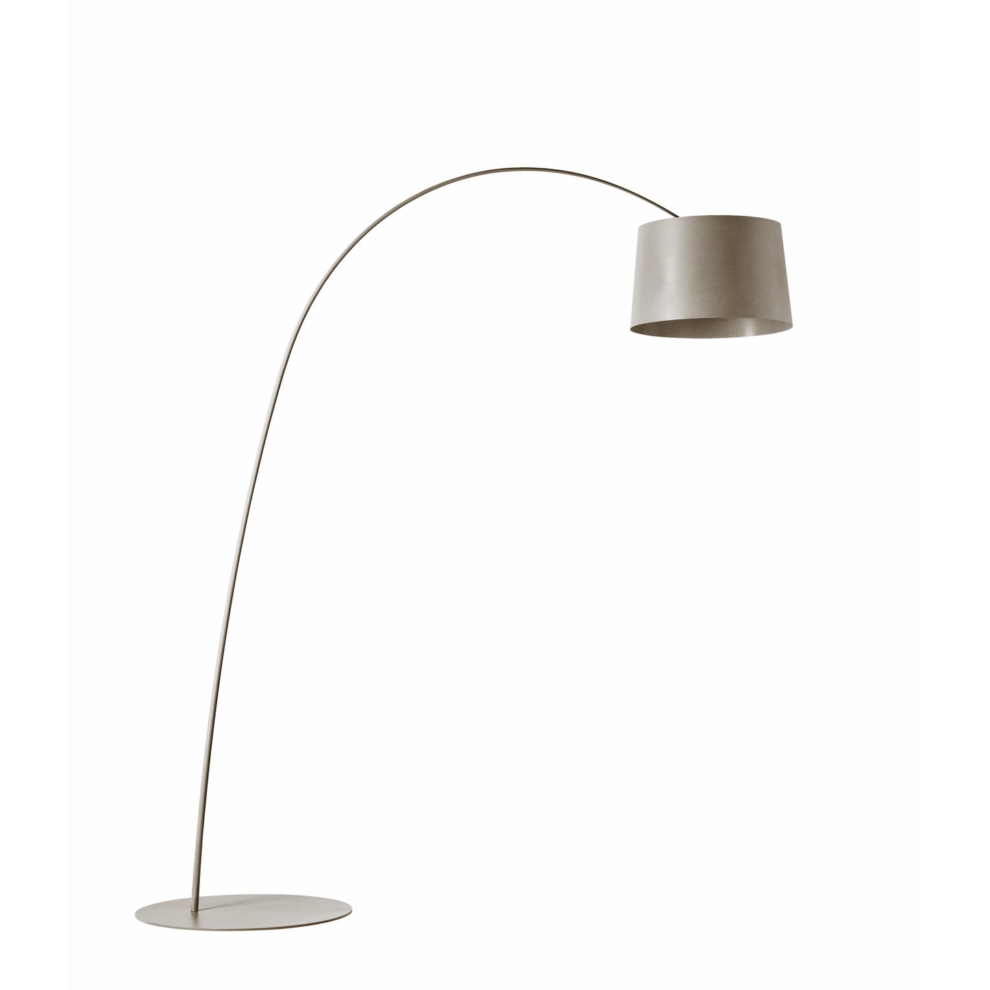 Twiggy Arched Line Floor Lamp with Coated Metal & Aluminium