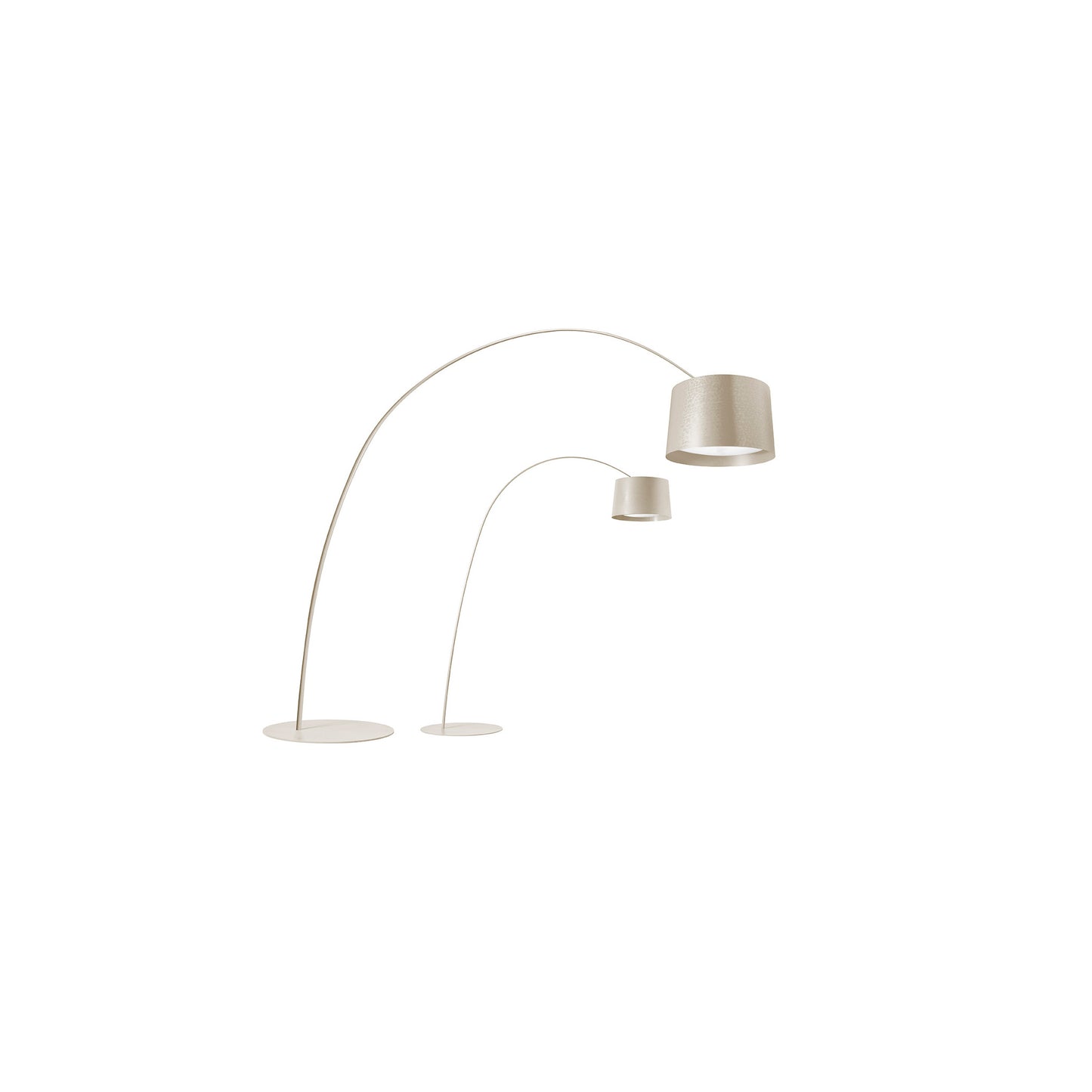 Twiggy Twice LED Floor Lamp with Thin & Flexible Arched Line