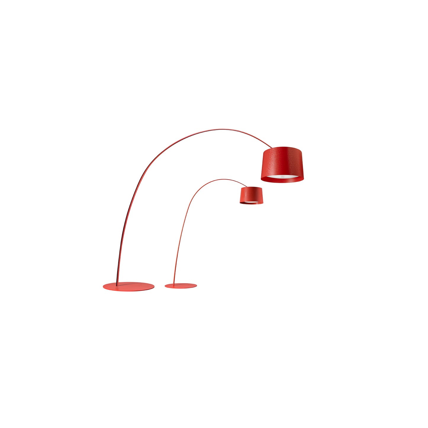 Twiggy Twice LED Floor Lamp with Thin & Flexible Arched Line