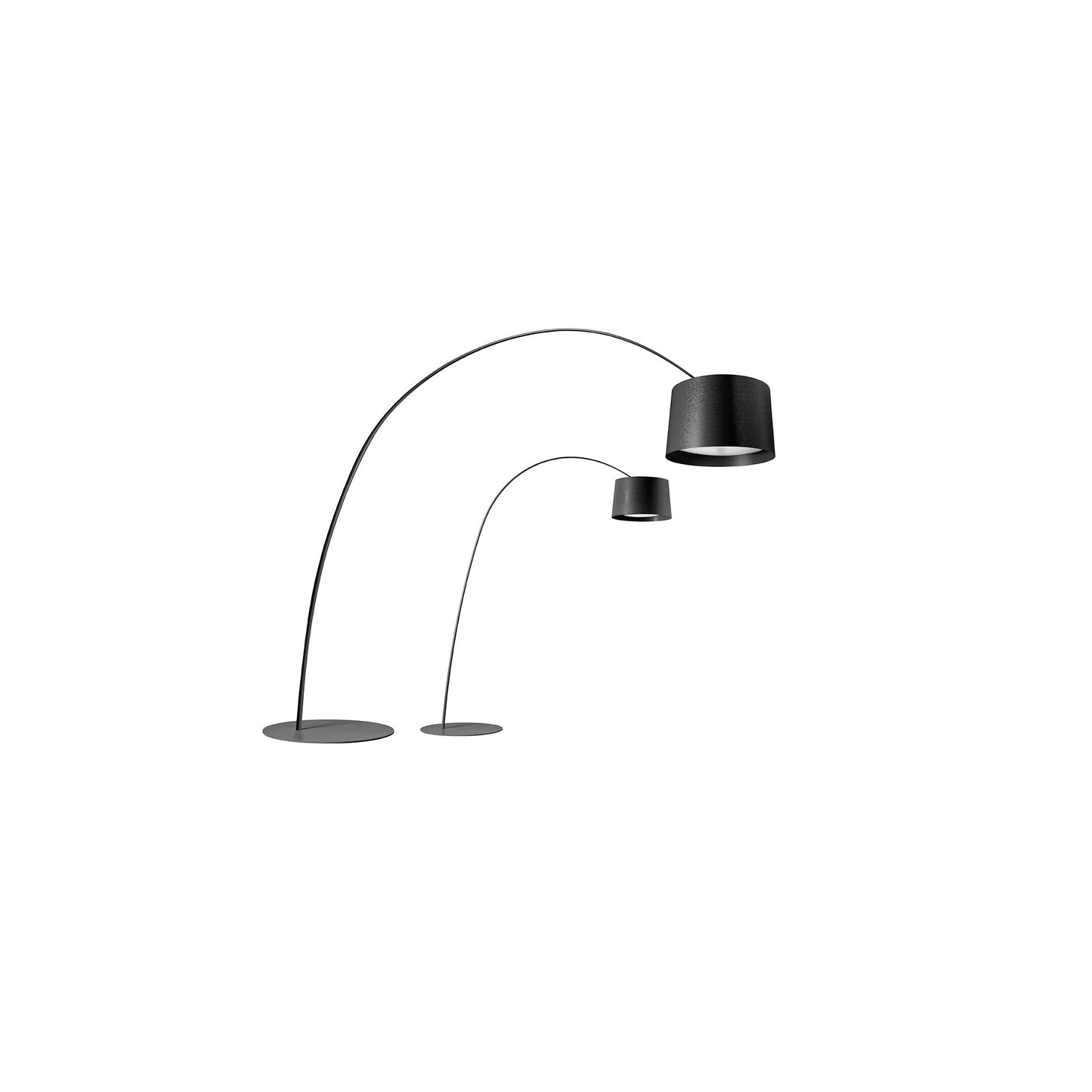 Twiggy Twice LED Floor Lamp with Thin & Flexible Arched Line